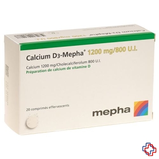 Calcium D3-Mepha Brausetabl 1200/800 10 Stk