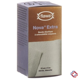 Flawa Nova Extra Mittelzugbinde 10cmx5m weiss