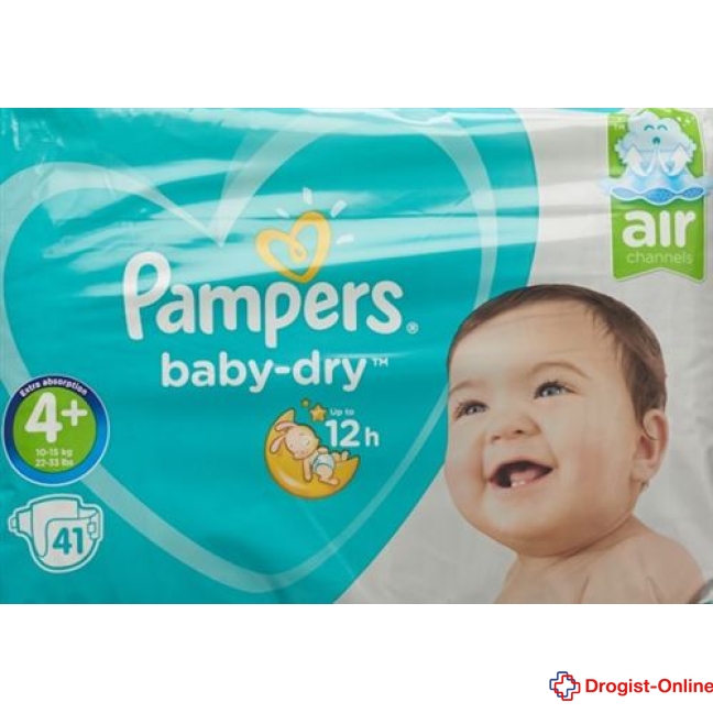 Pampers Baby Dry Gr4+ 10-15kg Maxi Plus Sparpackung 42 Stk