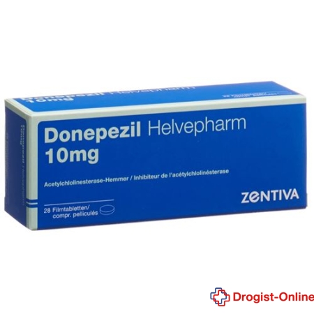 Donepezil Helvepharm Filmtabl 10 mg 28 Stk
