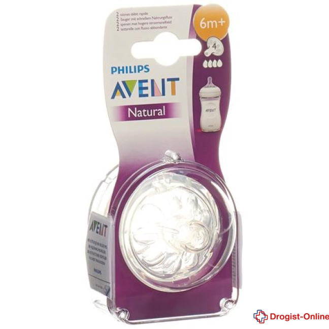 Avent Philips Naturnah-Sauger 4 Loch