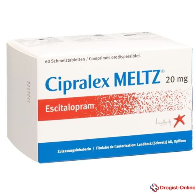 Cipralex MELTZ Schmelztabl 20 mg 60 Stk