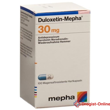 Duloxetin-Mepha Kaps 30 mg Fl 100 Stk