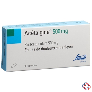 Acetalgin Supp 500 mg 10 Stk