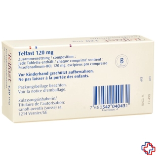 Telfast Filmtabl 120 mg 30 Stk