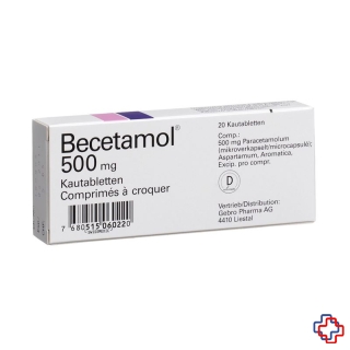 Becetamol Kautabl 500 mg 20 Stk