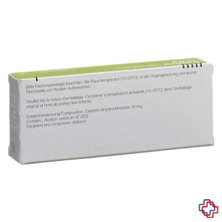 Cetirizin Helvepharm Filmtabl 10 mg 10 Stk