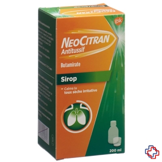 NeoCitran Hustenstiller Sirup 15 mg/10ml Glasfl 200 ml