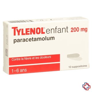 Tylenol Kinder Supp 200 mg 10 Stk