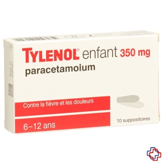 Tylenol Kinder Supp 350 mg 10 Stk