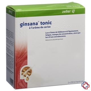Ginsana Tonic mit Kirscharoma Flüssigkeit zum Einnehmen 2 Fl 250