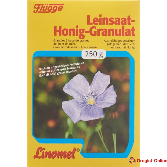 Flügge Linomel Leinsaat Honig Gran 250 g