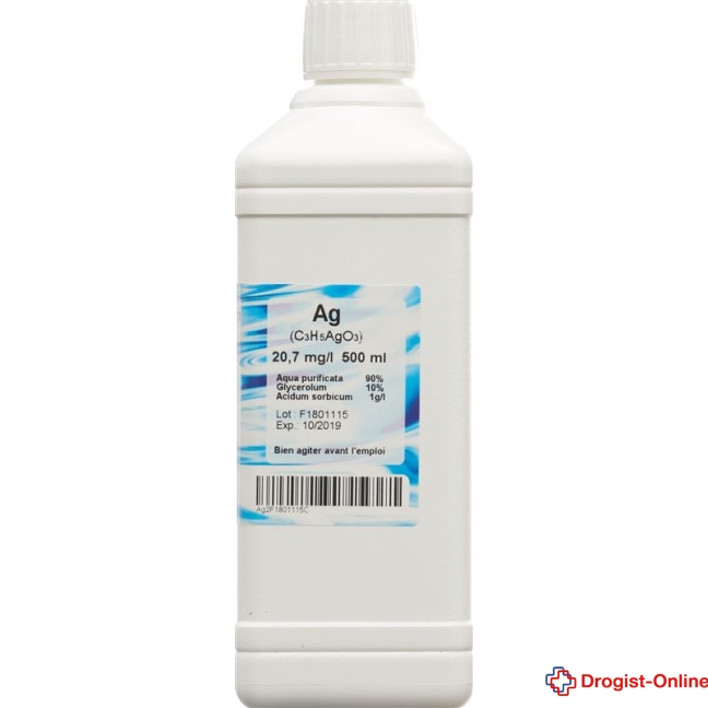 Oligopharm Silber Lös 20.7 mg/l 500 ml