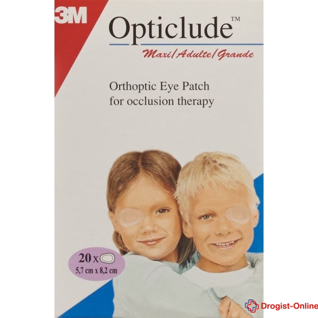 3M Opticlude Maxi Augenverband 8x5.7cm 20 x