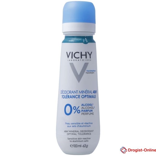Vichy Deo Spray Optimale Verträglichkeit 48H 100 ml