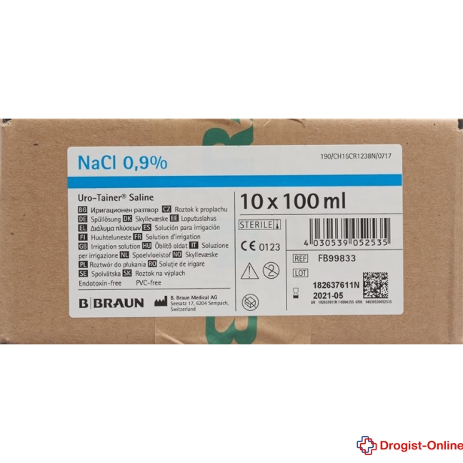 Uro-Tainer NaCl Spül Lös 0.9 % 10 Btl 100 ml