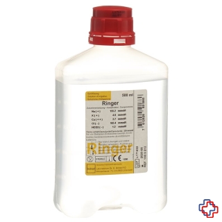 Ringer-Lösung Bichsel Spül Lös 500ml ohne Besteck Plast Fl