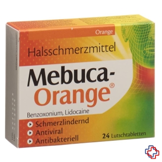 Mebuca-Orange Lutschtabl 24 Stk