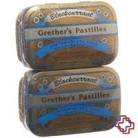 Grethers Blackcurrant Pastillen 2 Ds 110 g