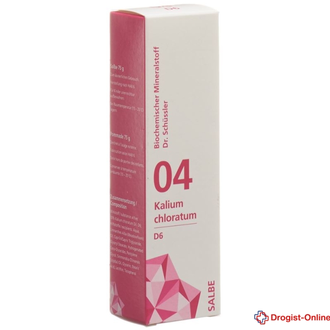 PHYTOMED SCHüSSLER Nr4 Kalium chloratum Salbe D 6 75 g