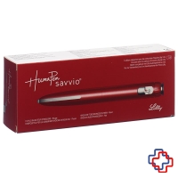 HumaPen Savvio Pen für Insulin-Injektionen rot