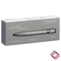 HumaPen Savvio Pen für Insulin-Injektionen silber