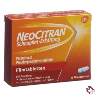 NeoCitran Schnupfen/Erkältung Filmtabl 12 Stk