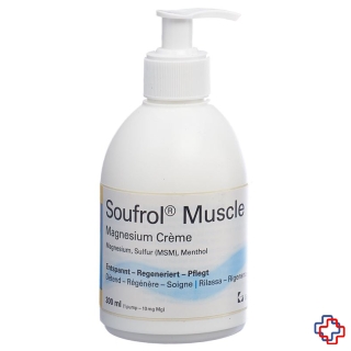 Soufrol Muscle Magnesium Creme Cool Disp 300 ml