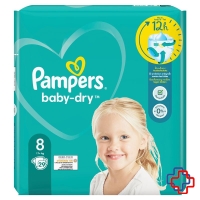 PAMPERS Baby Dry Gr8 17+kg Extra Large Spar